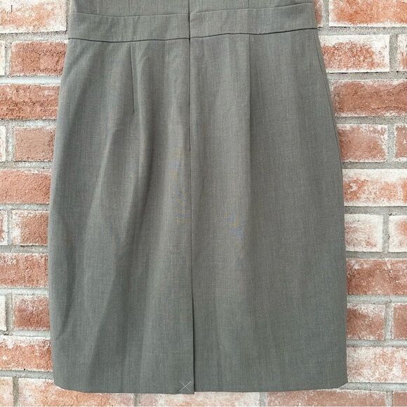 J. Crew Pencil Shift Suiting Dress Gray Knee Length Business NEW Women’s 6 - Picture 8 of 8